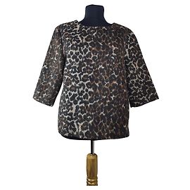 By Malene Birger Malhas Multicor Estampa de leopardo