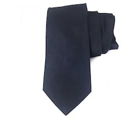 Hugo Boss-Seleção HUGO BOSS 100% Gravata de gravata masculina cinza de seda-Cinza