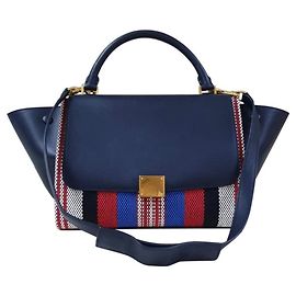 Celine Daoust Celine Medium Trapeze Multicolor Leather Textile Bag Multiple colors