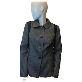 Bruno Saint Hilaire Veste chinée en laine mélangée Bruno de Saint Hilaire Multicolore