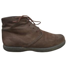 Bottines Bally en cuir marron taille 36 Marron