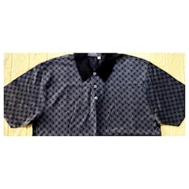 Salvatore Ferragamo-Shirts-Dark grey