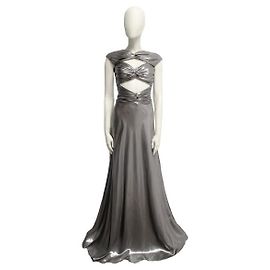 Exklusives „Vionnet“-Kleid Silber