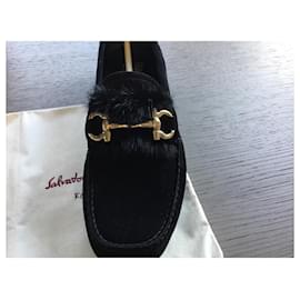 Salvatore Ferragamo-Salvatore Ferragamo Iconic loafers-Black