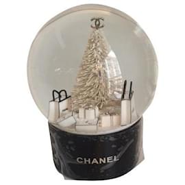 Chanel-CHANEL SAPIN SNOW BALL-Black