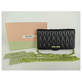 Miu Miu-I-phone case in leather-Black