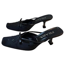 mules Prada vintage Noir