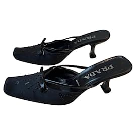Sabot Prada vintage Nero
