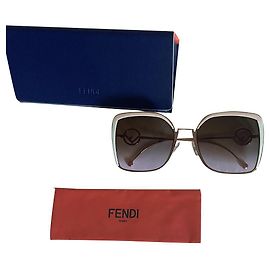 Gafas de sol Fendi FF 0294/S Oversized Marrones Castaño Rosa Beige