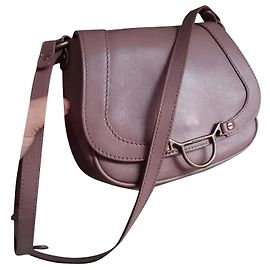 Autre Marque Borsa a tracolla in pelle rosa lilla Rosa