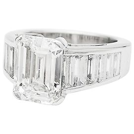 Edouard Nahum diamond ring 3,31 carats in white gold. Other