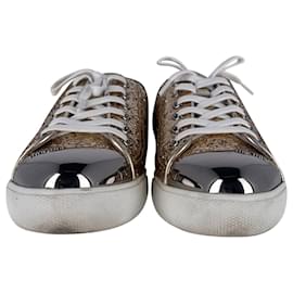 Miu Miu-Miu Miu Calzature Donna Sneakers Glitter Oro-D'oro,Metallico