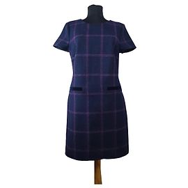 Vestido de lã Hobbs Multicor