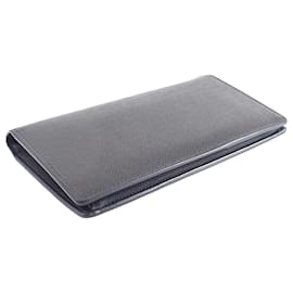 Louis Vuitton-Louis Vuitton Black Taiga Brazza Wallet-Black