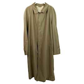 Cerruti 1881-Cerruti 1881 Chaqueta larga gabardina impermeable beige taupe para hombre talla de abrigo 52-Beige