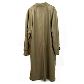Cerruti 1881-Cerruti 1881 Men’s Beige Taupe Raincoat Trench Long Jacket Coat size 52-Beige