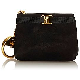 Salvatore Ferragamo Charm Borsa Vara Nera Ferragamo Vara Nero D'oro