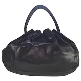 Bottega Veneta-Bottega Veneta Gathered Leather Handbag-Other