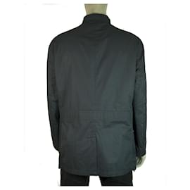 Ermenegildo Zegna-Ermenegildo Zegna Blue Lightweight Button Front Men’s Cotton Jacket size 58-Blue