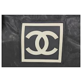 Chanel-Grey Sports Line CC Logo Boston Duffle Gym Bag-Other