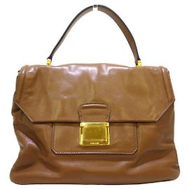 Porte-documents Miu Miu Marron