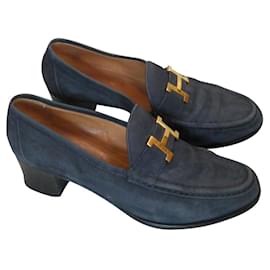Hermès Flats Dark blue