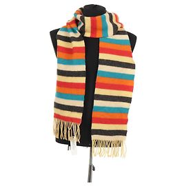 Écharpe à rayures multicolores Mads Norgaard en laine Multicolore