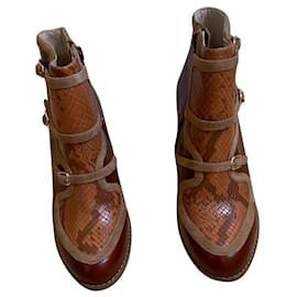Mellow Yellow Leather Ankle Boots Multiple colors