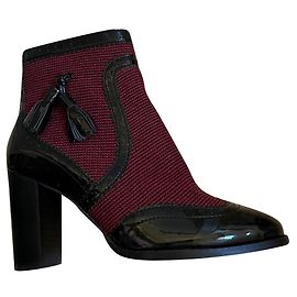 Mellow Yellow Botines Negro Roja
