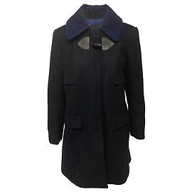 See by Chloé See by Chloe Winter Coat in Navy Blue Polyester Blue Navy blue