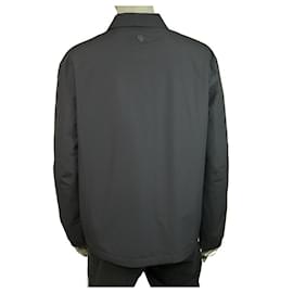 Ermenegildo Zegna-Z Zegna Blue Lightweight Zipper Front Men’s Thermore Microfiber Jacket-Blue