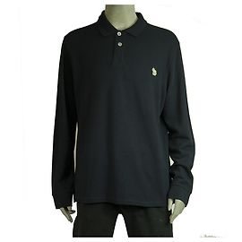 Paul Smith Regenbogen Zebra Logo Blau Polo Langarm Baumwollhemd Herren Top Gr. XXL Blau
