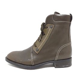 [Usato] Stivaletti Tod's 35 1/2 Stringate da donna-kaki Cachi