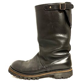 [Used] Ann Demeulemeester Boots Men's Black Leather Black