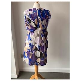 Diane Von Furstenberg-DvF draped asymmetric Aurella silk dress-Multiple colors