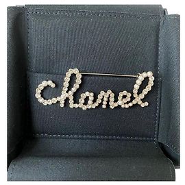 Autre Marque Chanel Brosche Golden