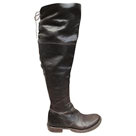 Autre Marque-Fiorentini + Baker p thigh high boots 37-Dark brown