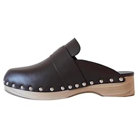 Hermès Calya Clogs Braun