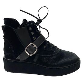 Bottines Coach Urban Hiker en velours noir Noir