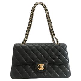 Chanel Timeless grained calf leather Black