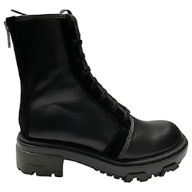 Rag & Bone-Rag & Bone Shaye Hiker Ankle Boots aus schwarzem Leder-Schwarz