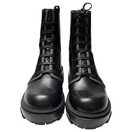 Rag & Bone-Rag & Bone Shaye Hiker Ankle Boots aus schwarzem Leder-Schwarz