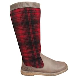 Woolrich-Woolrich p furry boots 40-Red