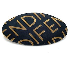 [Usato] FENDI FF Logo Fermaglio per capelli Accessorio per capelli Valletta Nylon Donna Marrone x Nero Marrone Nero