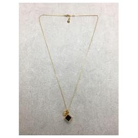 Fendi-[Used]   FENDI / Necklace / Gold / Cube-Golden