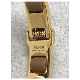 Fendi-[Occasion] FENDI / Bracelet / Cuir / Or-Doré