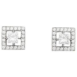 Brincos Boucheron,"Ava", ouro branco e diamantes. Outro