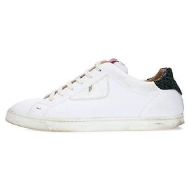 [Gebraucht] FENDI / Größe: 6 Bugs Eye Ledersneaker (Weiß) Weiß