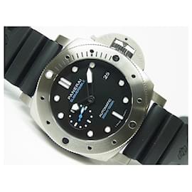 Panerai-PANERAI Luminor Submersible 1950 3 DAY'S titanium 47 MM PAM01305 Mens-Black