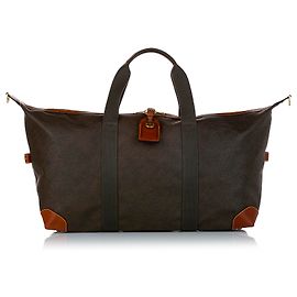 Mulberry Schwarze Leder Reisetasche Braun Schwarz